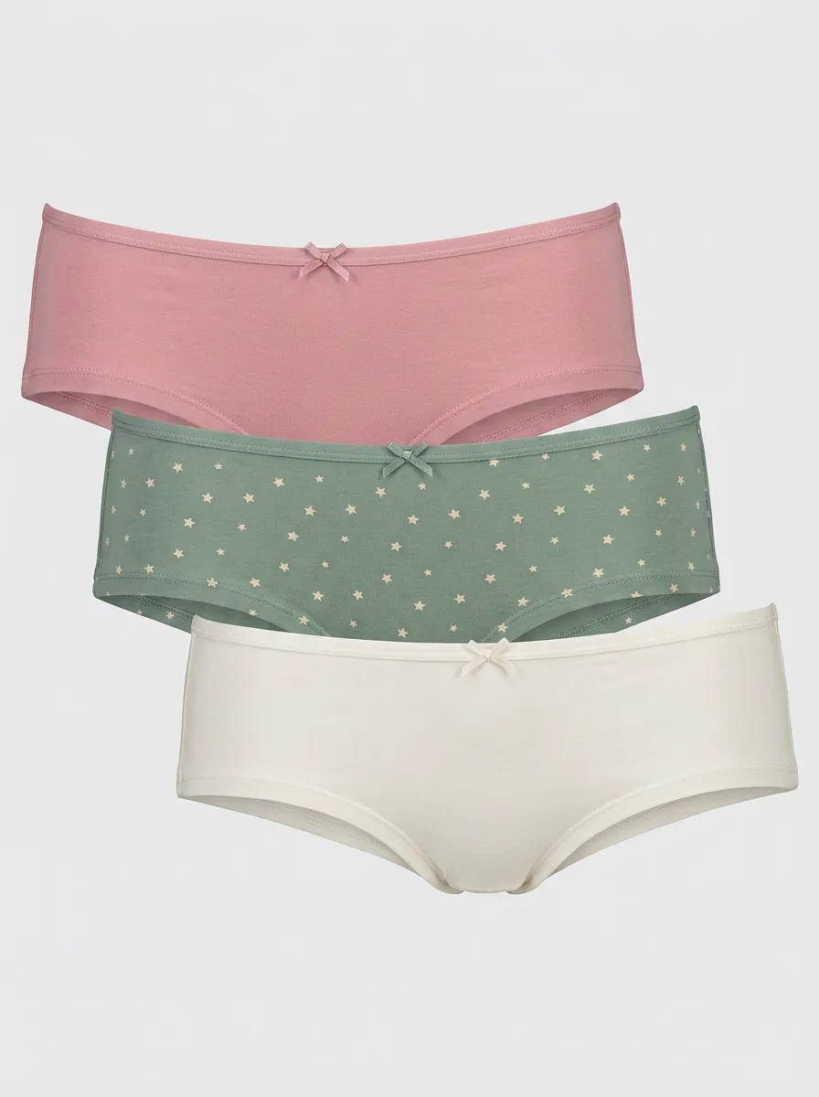 Star Women's Three-Piece Panty Set