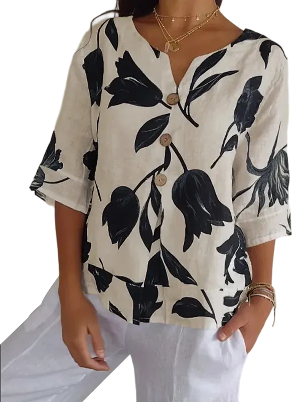 5PACK-Tank Tops for Women Summer V Neck T Shirts