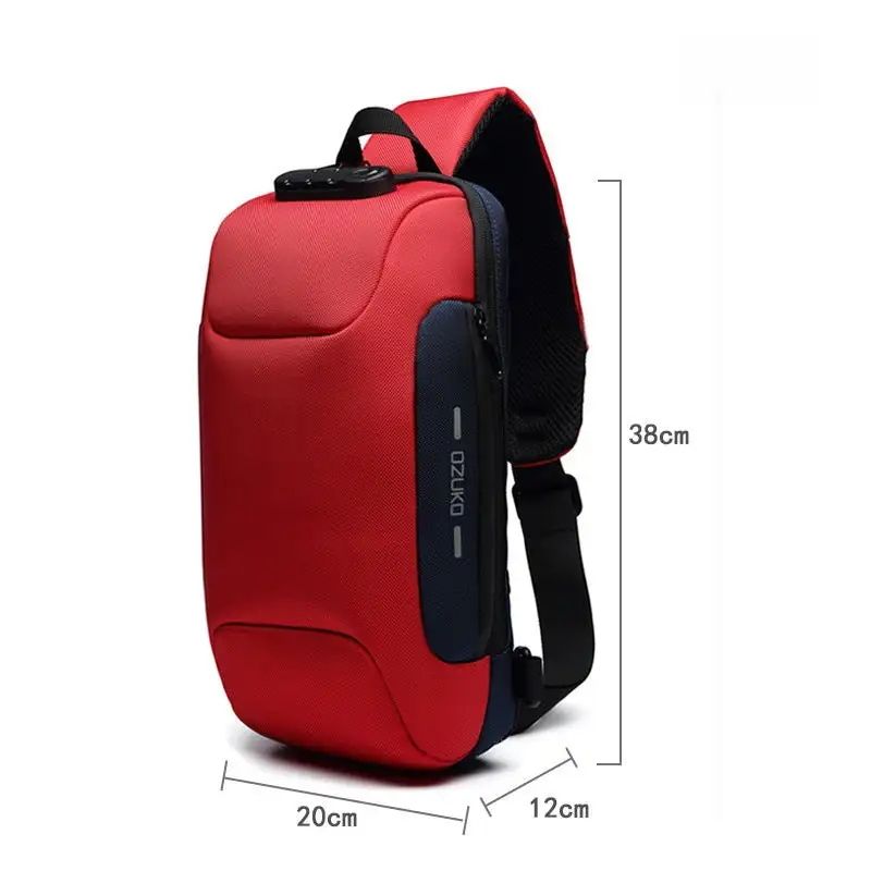 Water Resistant Utility Crossbody Chest Bag
