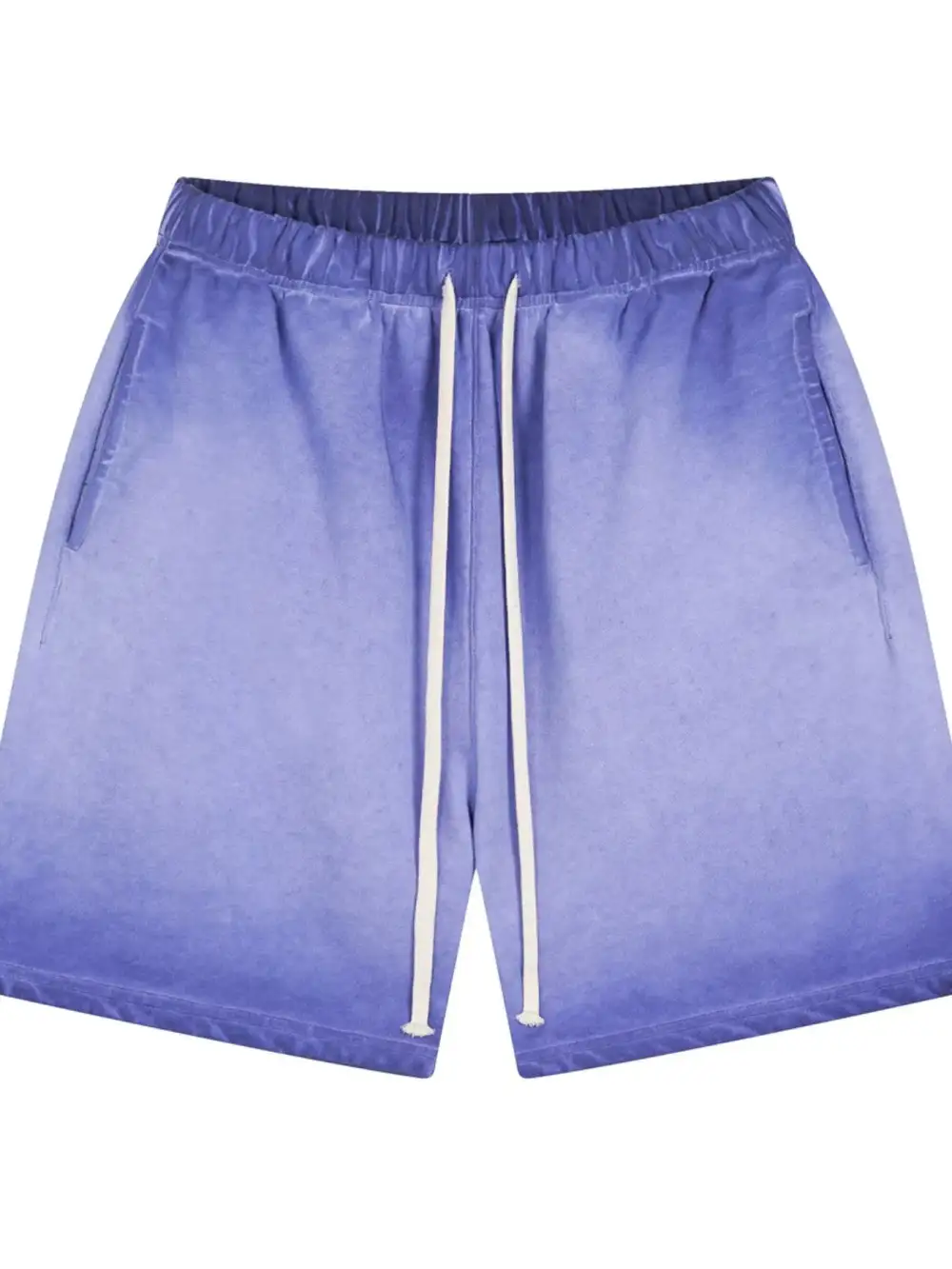 Simple Drawstring Cotton Blend Casual Shorts