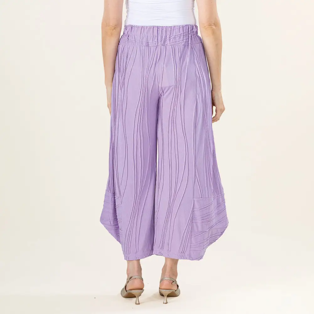 Refined Stitched Wide Leg Capris