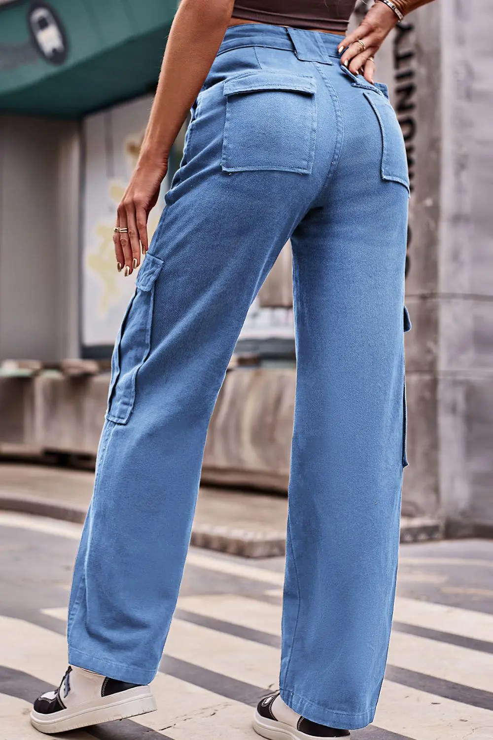 High Waist Loose Fit Denim Jeans