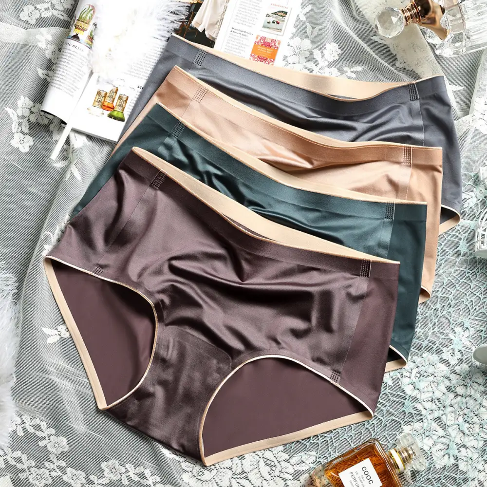 Antibacterial Modal Crotch Seamless Briefs