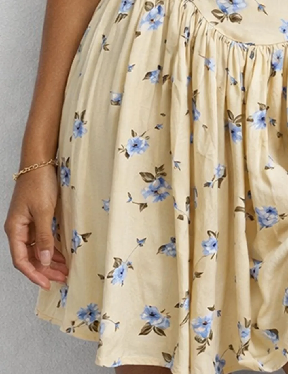 Front Sleeveless Mini Dress