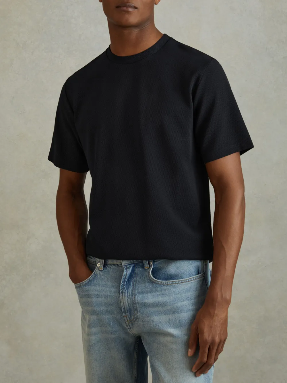 Solid Color Casual All-Match Men's Short Sleeve