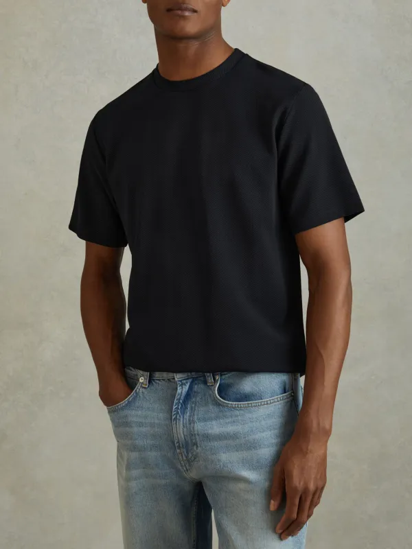 Nylon Breathable Round Neck Solid Color Short Sleeves