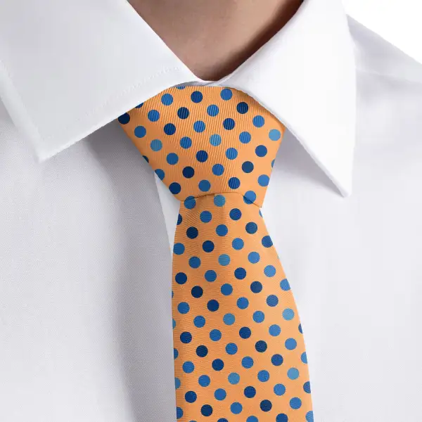 Polished Dot Pattern Necktie