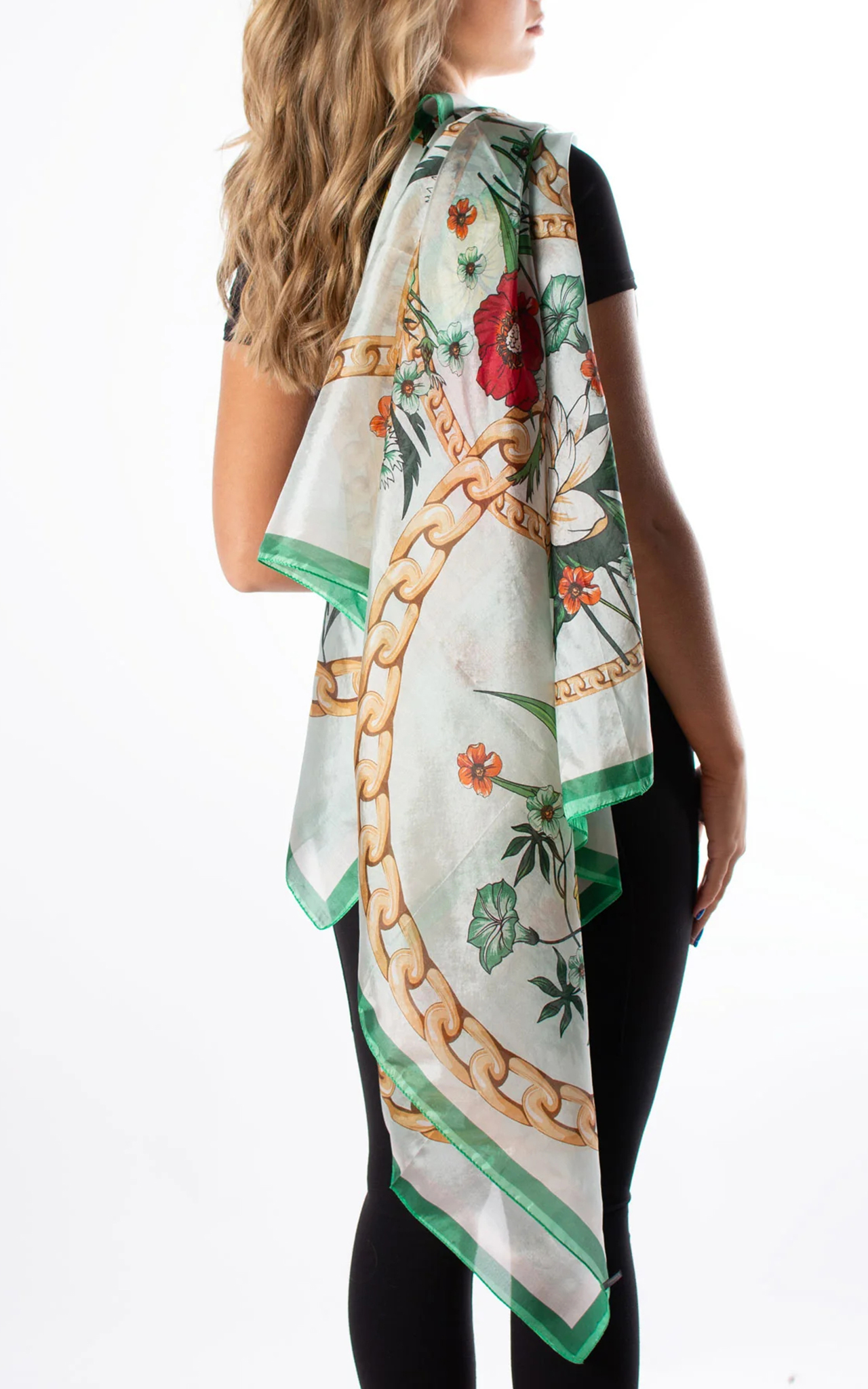 Artistic Pastoral Style Floral Women's Scarf
