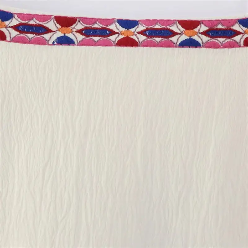 Embroidered Sleeveless Vest