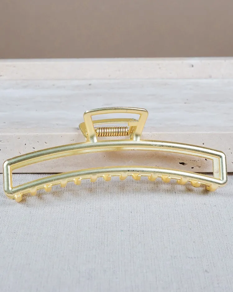 Rectangular Claw Hair Clip
