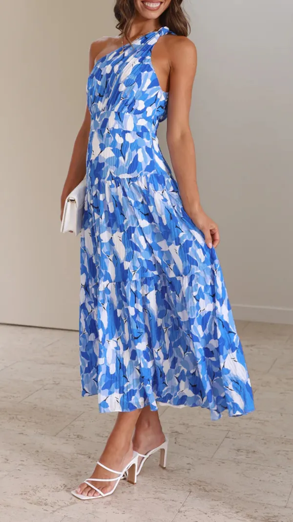 Knot Detail In Shoulder Strap Dress