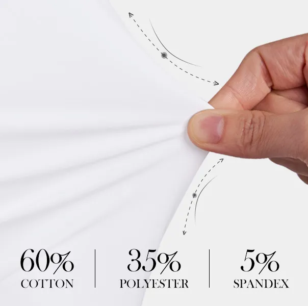 Wrinkle-Free Long Sleeve Blouse