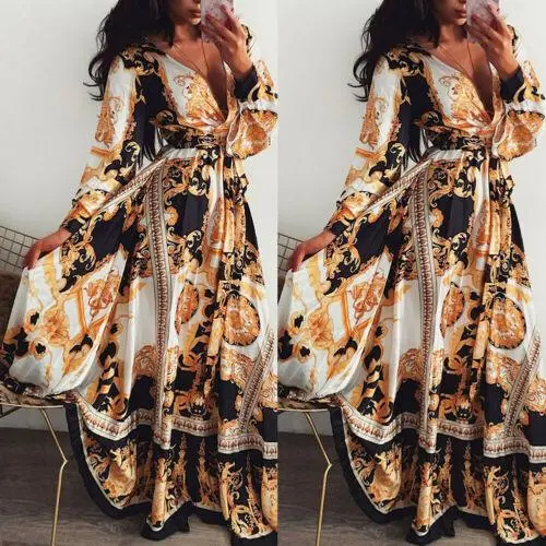 Luludress 2025 Boho Wrap Summer Long Dress