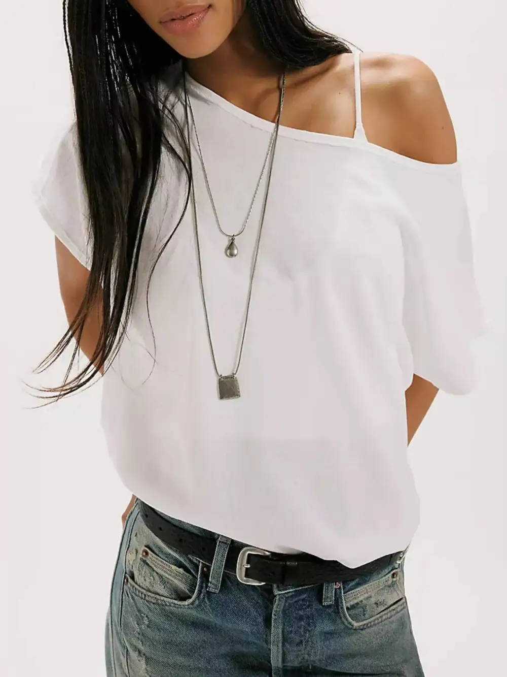 Refined One Shoulder T-shirt