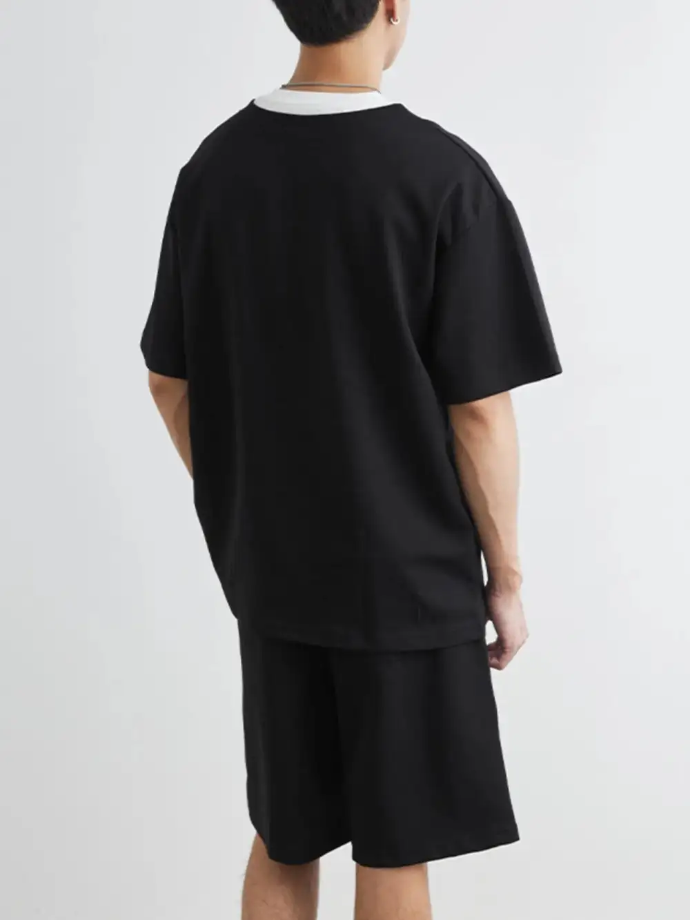 Half-Sleeve Top and Shorts Set