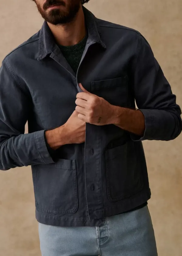 Casual Style Buttoned Fastening Jacket