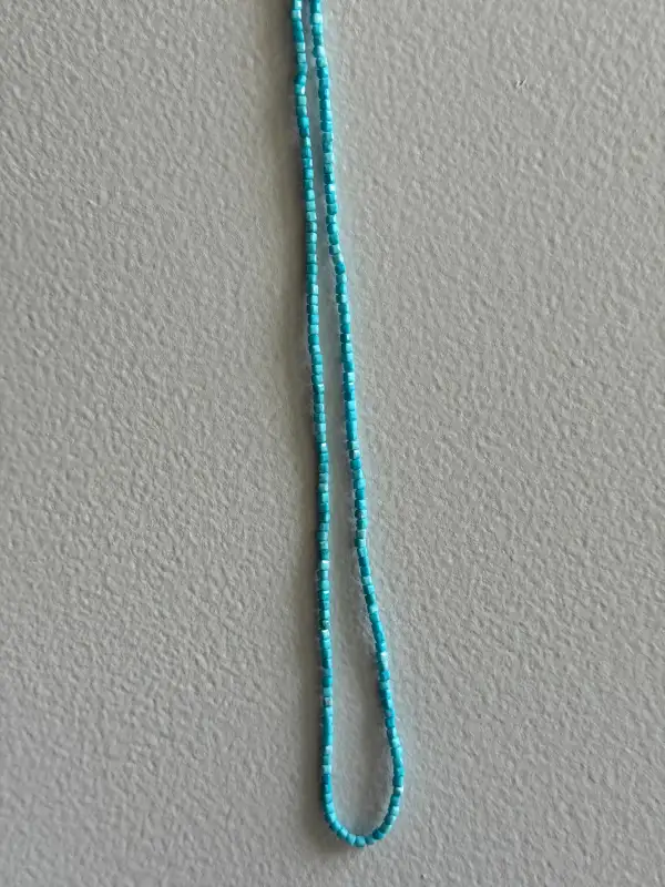Turquoise Square Dainty Necklace