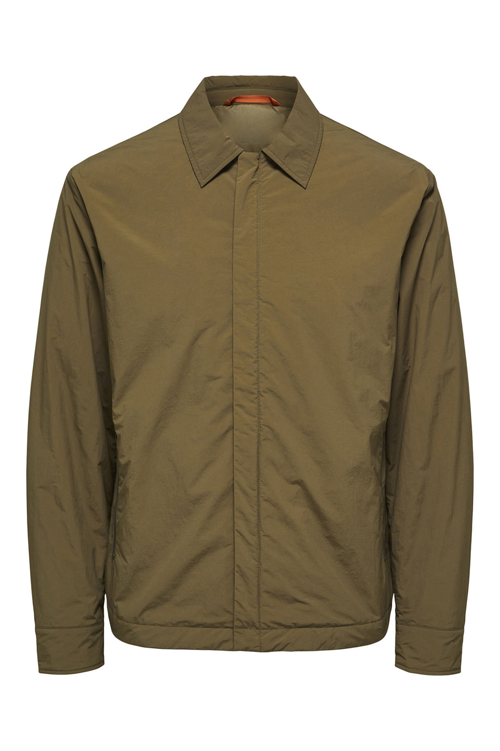 Black Polyester Fabric Jacket