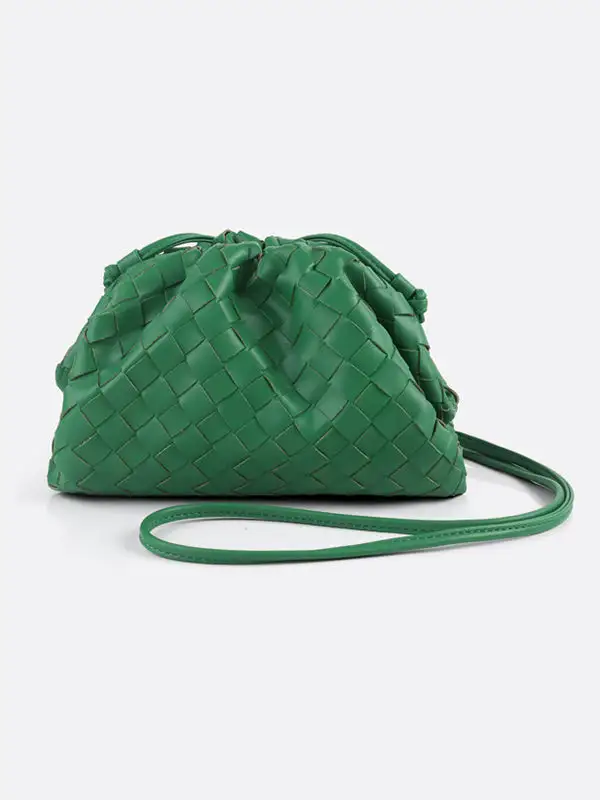 Woven Vintage Crossbody Bag
