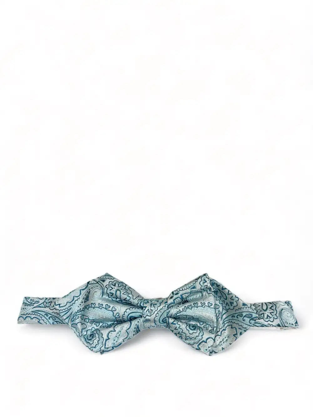 Sharp Paisley Silk Bow Tie