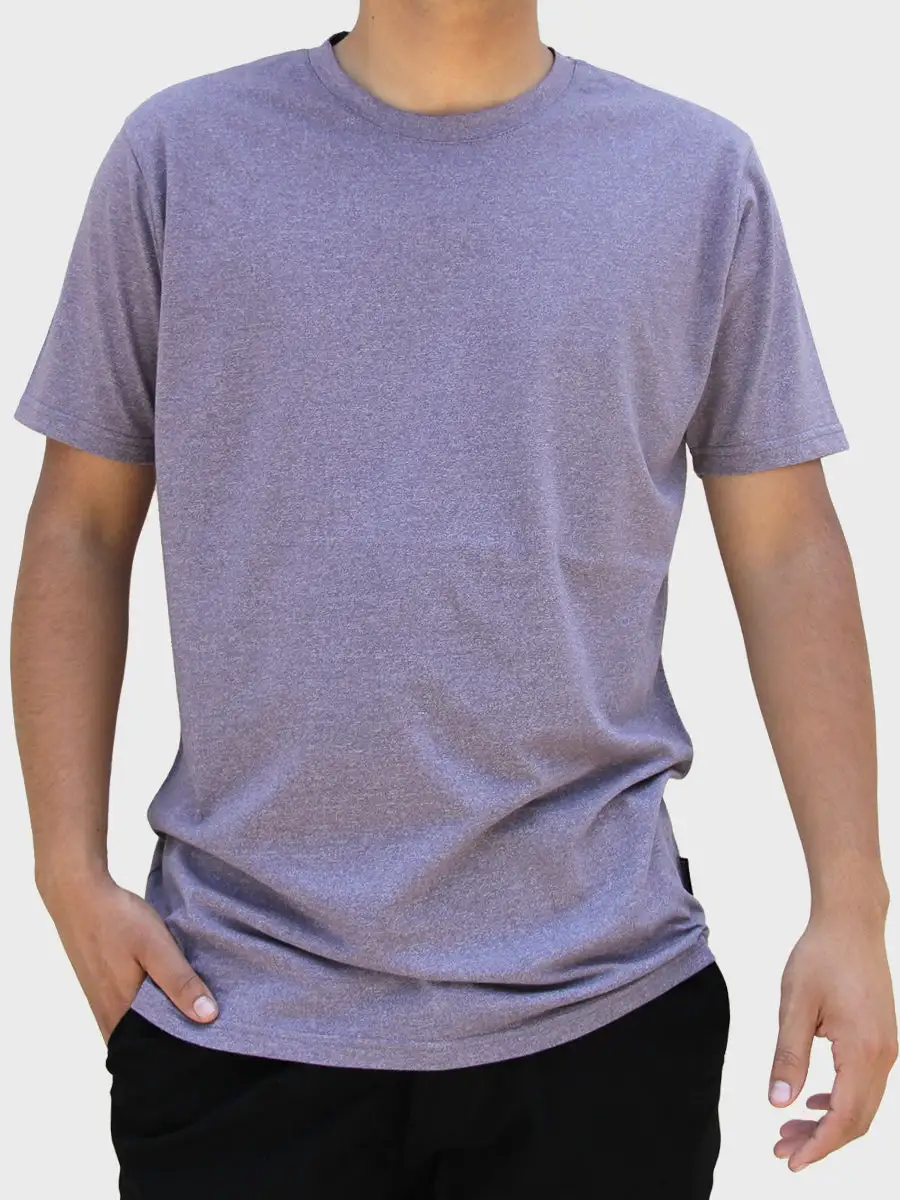 Jersey Textured Jersey Men's Button Down T-Shirt