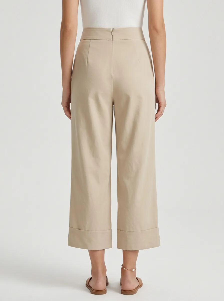 Essential Silhouette Women's Cropped Pants