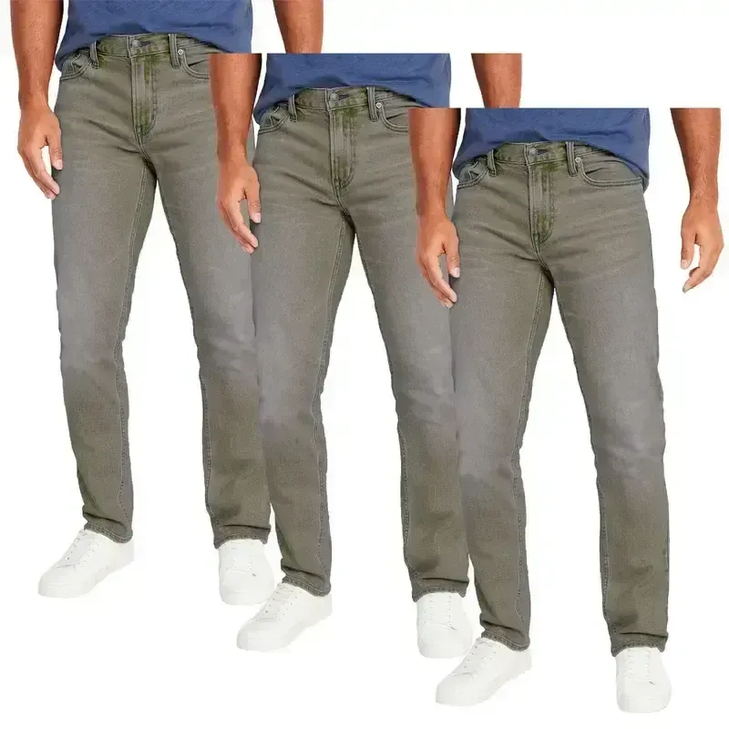🔥 Men's 5-Pack Relaxed Fit DuraStretch Jeans | Big Size 28W-56W Denim Pants
