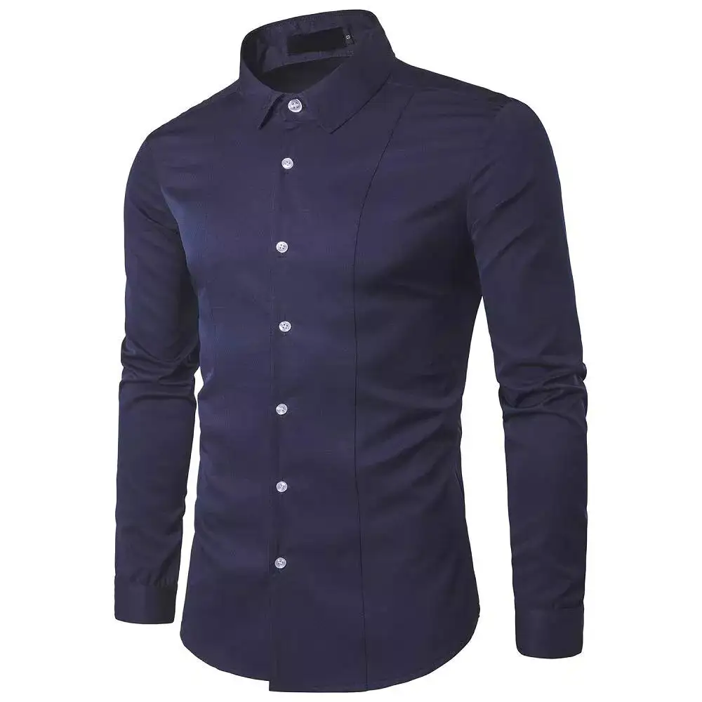 Everyday Long Sleeve Slim Fit Casual Dress Shirt