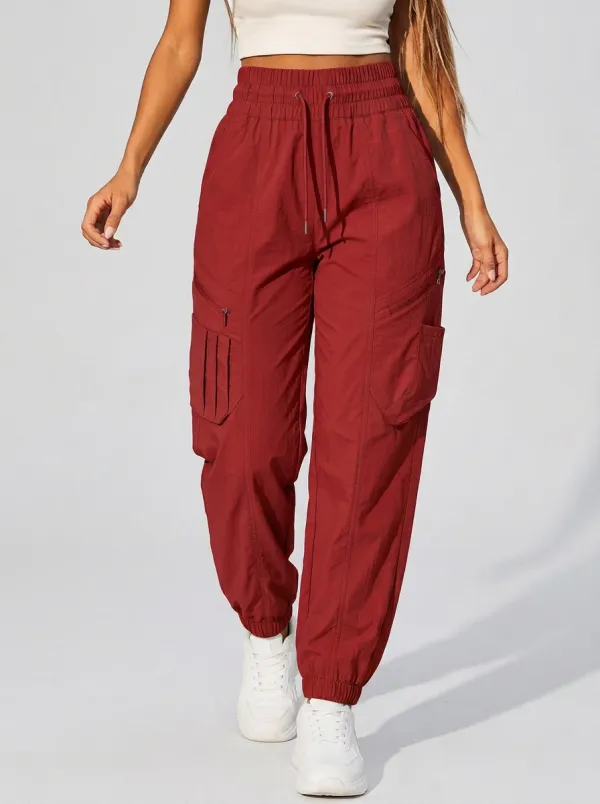 Women's Soft Multi-Pocket Cargo Cargo Work Pants