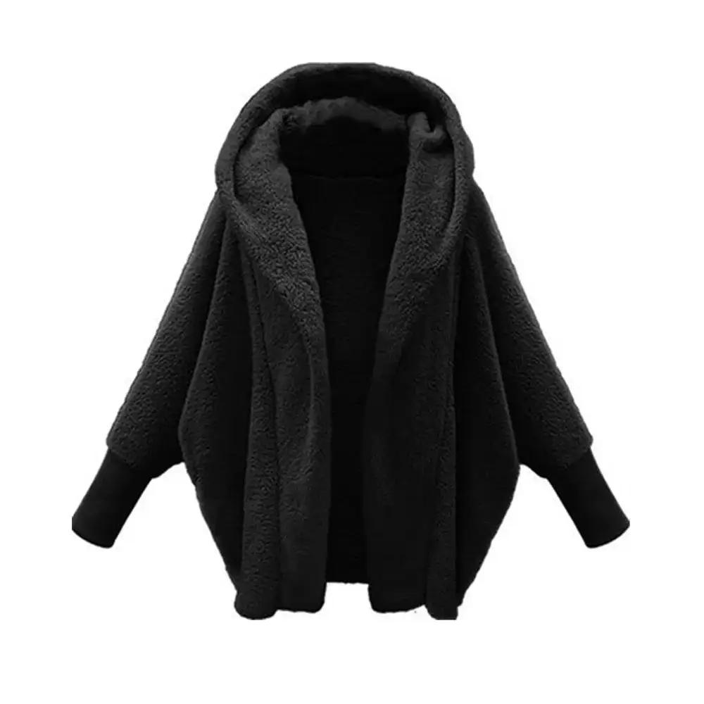 Open-Front Fisherman Knit Coat
