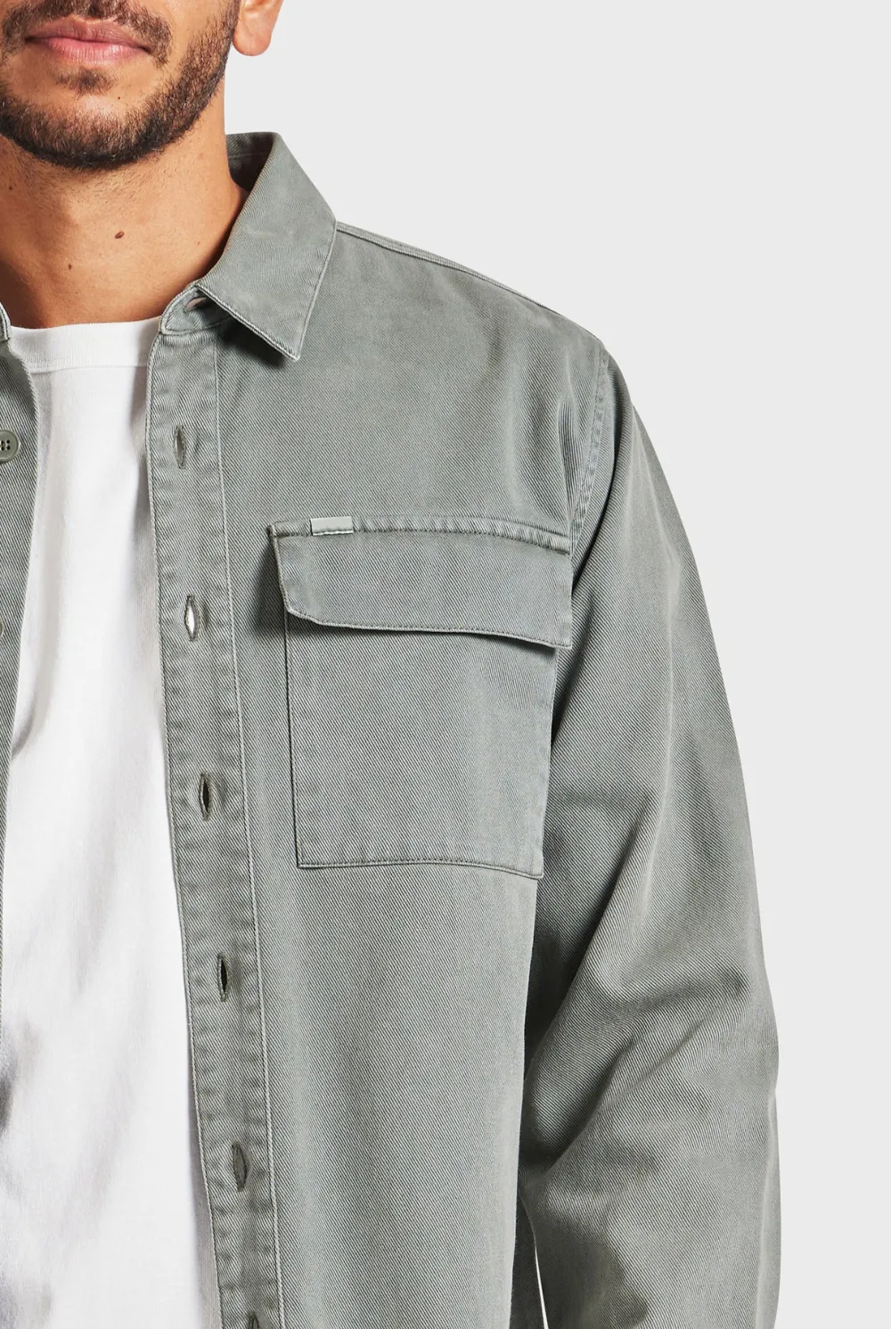 Essential Overshirt- Dutch blue