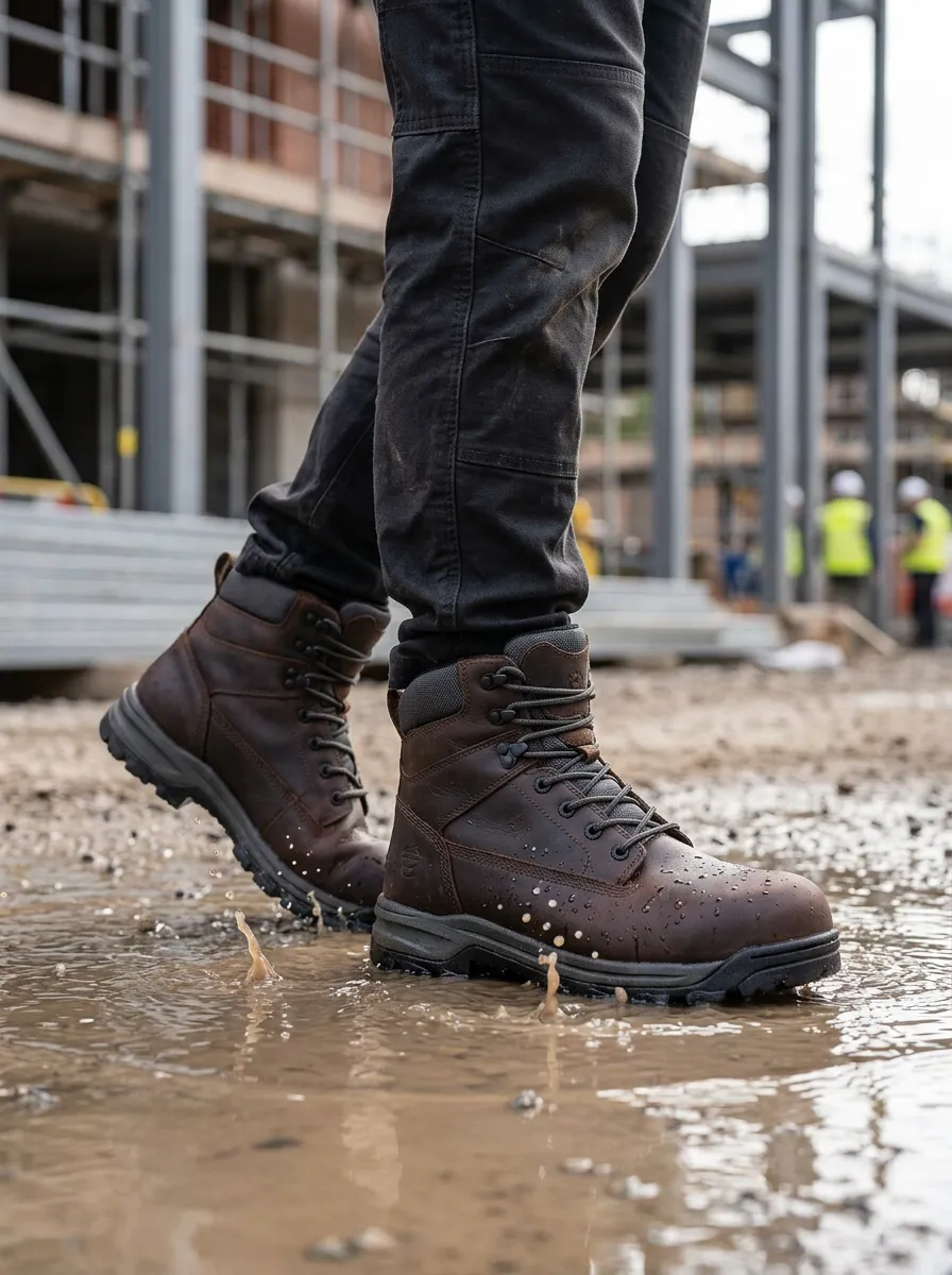 Modern Construction Casual Look Men' Waterproof Work Boots