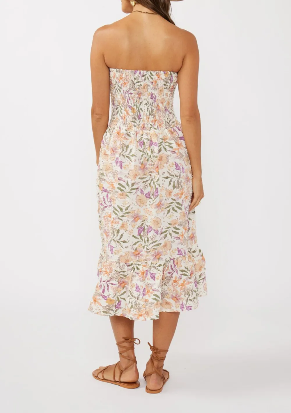 Ruffle Smocked Waist Skirt