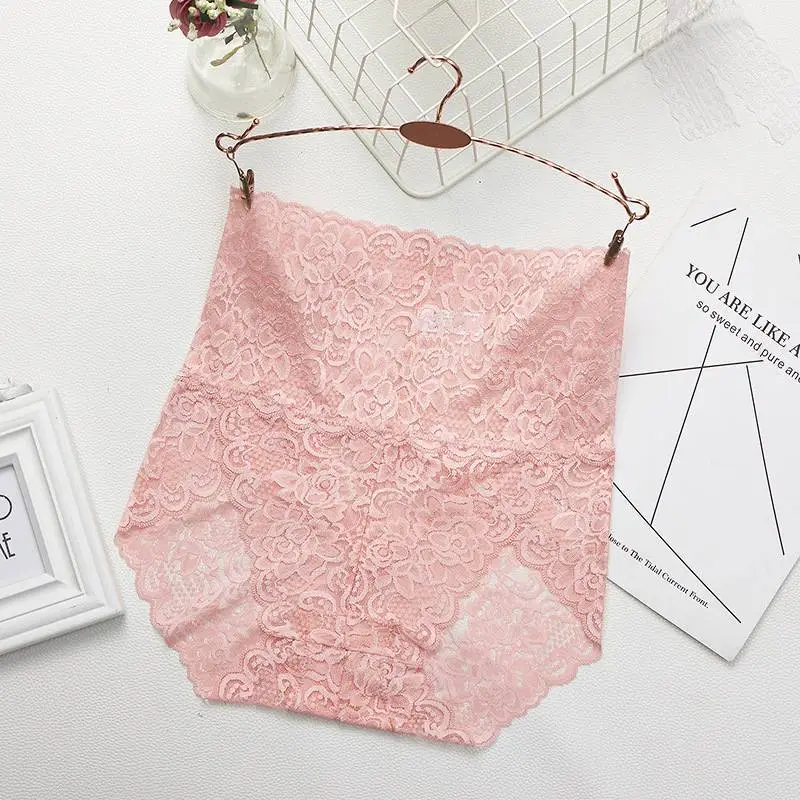 Lace High-Waist Briefs