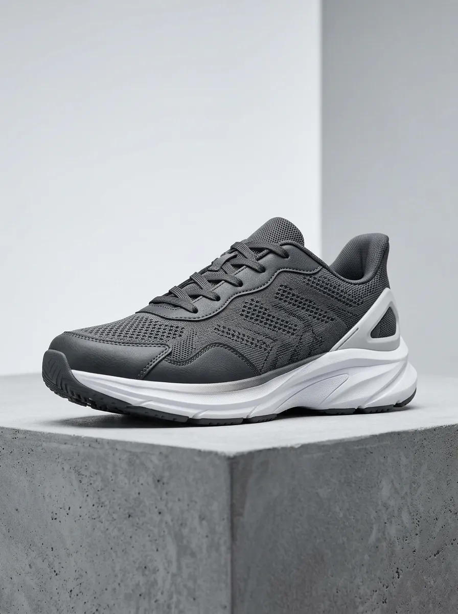 Contemporary Mesh Minimalist Lifestyle Look Men's Running Shoes