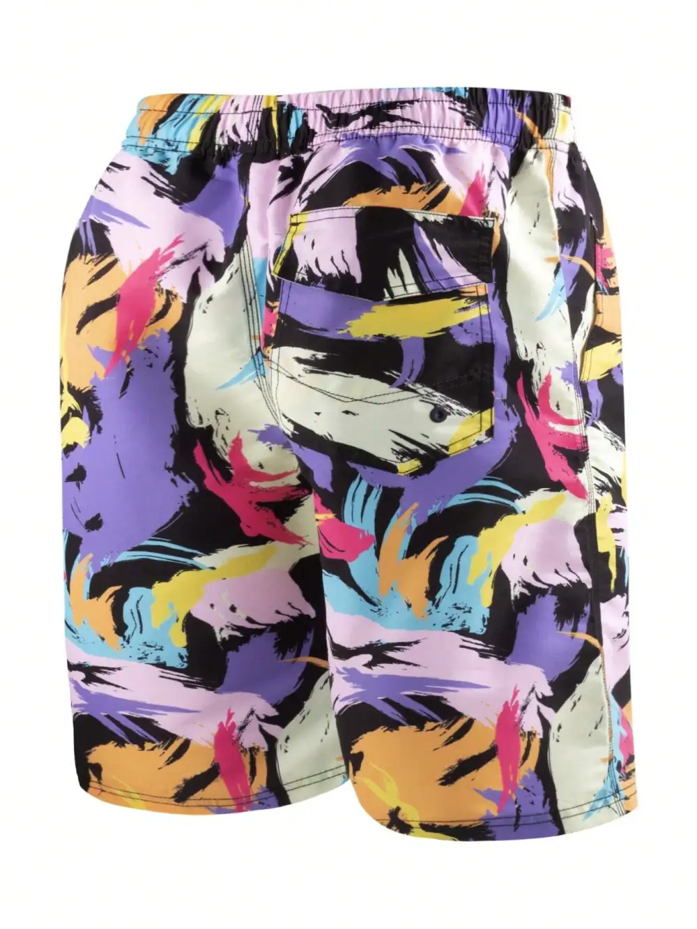 Men's Colorful Allover Print Swim Trunks