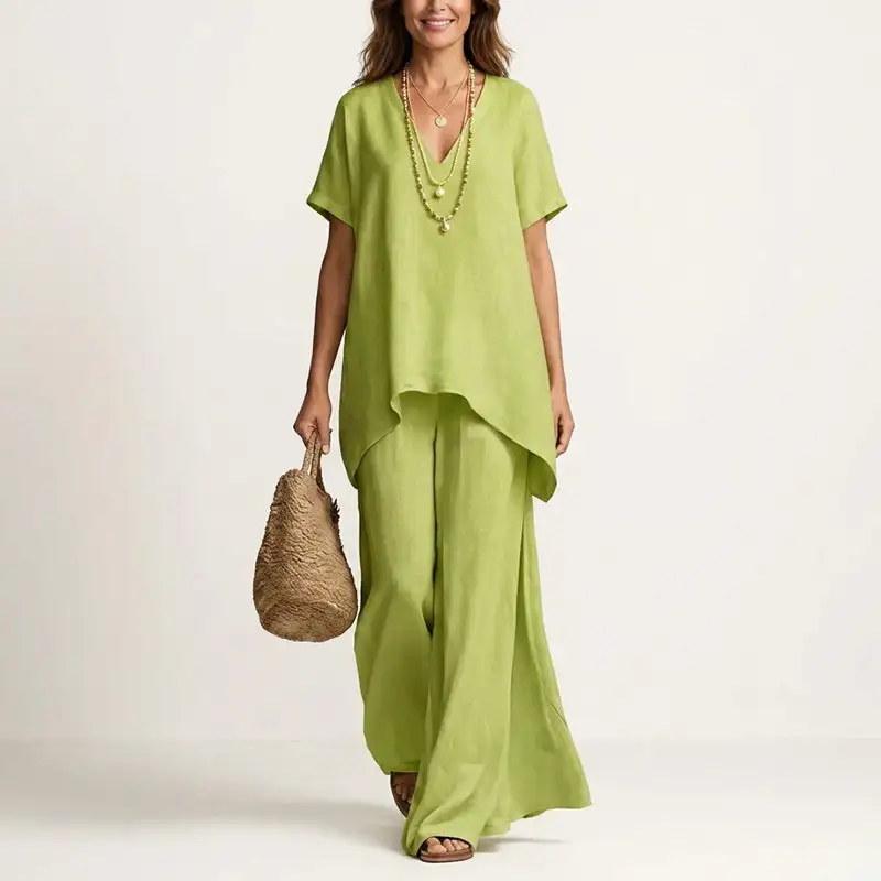 Women's Relaxed Wide-Leg Set