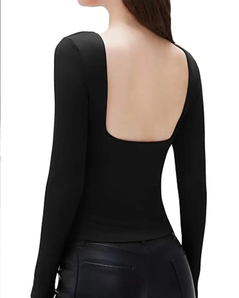 Long Sleeve Backless Jumpsuit