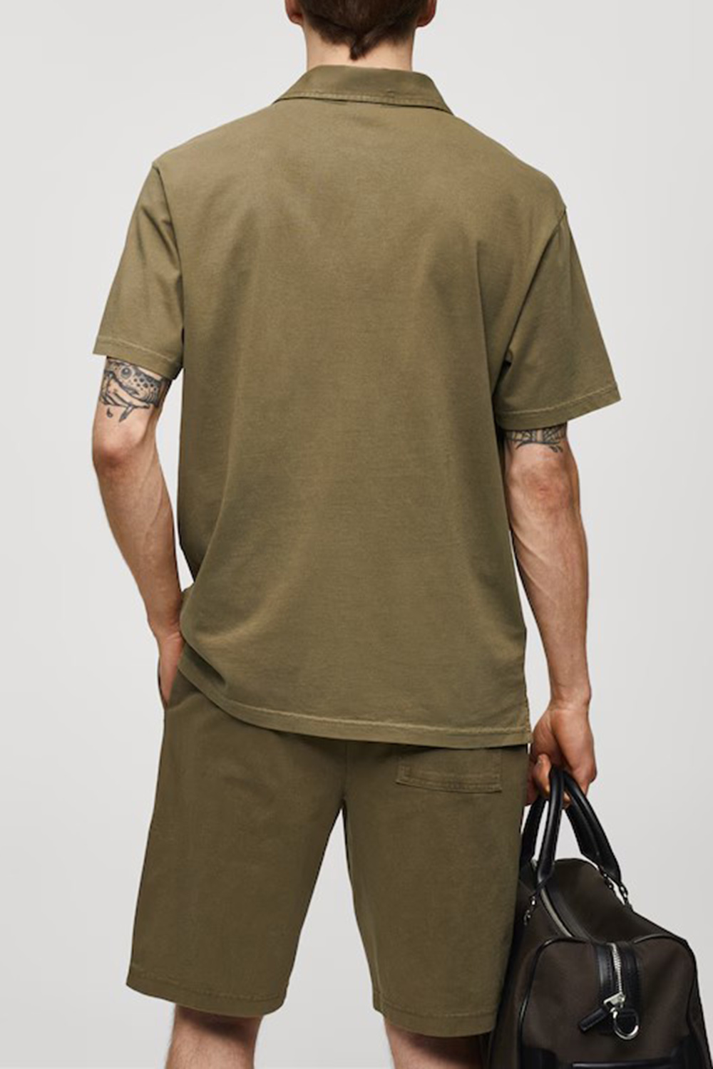 100% Cotton Relaxed-Fit Polo Shirt