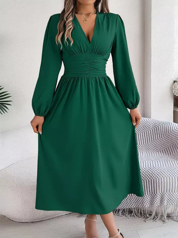 Slit Midi Dress