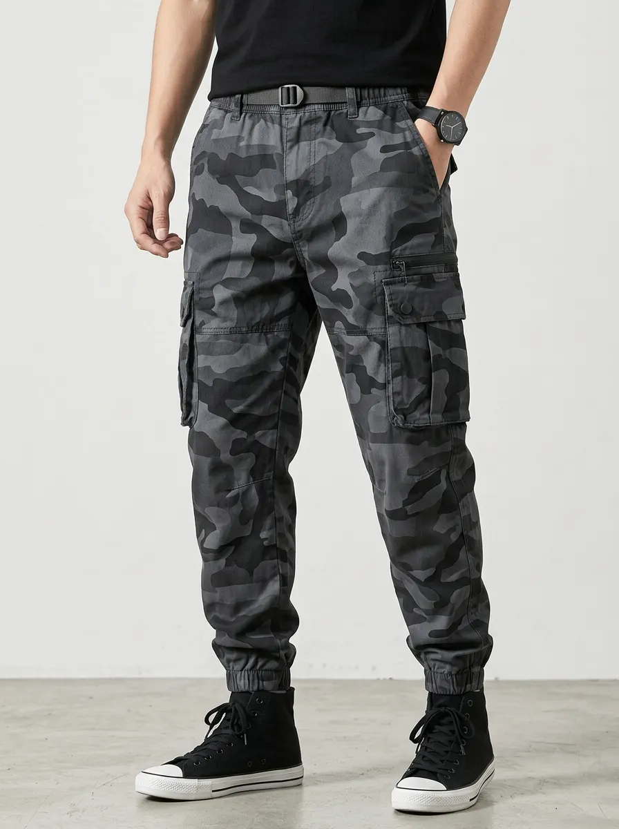 Trail-Ready Camouflage Tactical Camouflage Cargo Pants