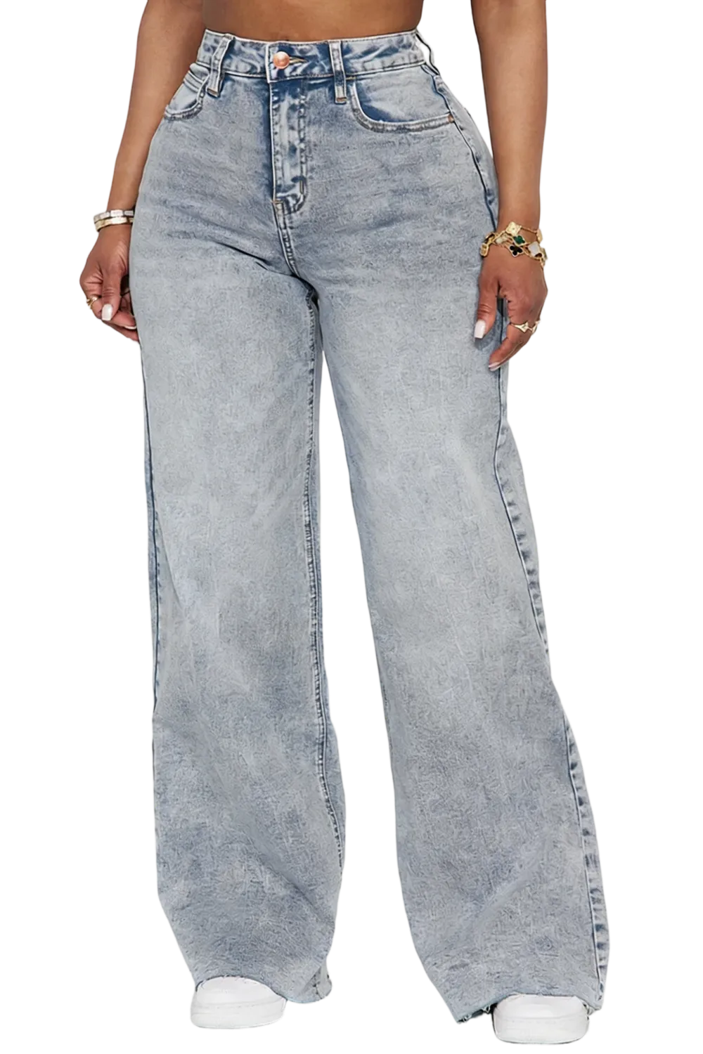 So Valid Stretch Wide Leg Jeans