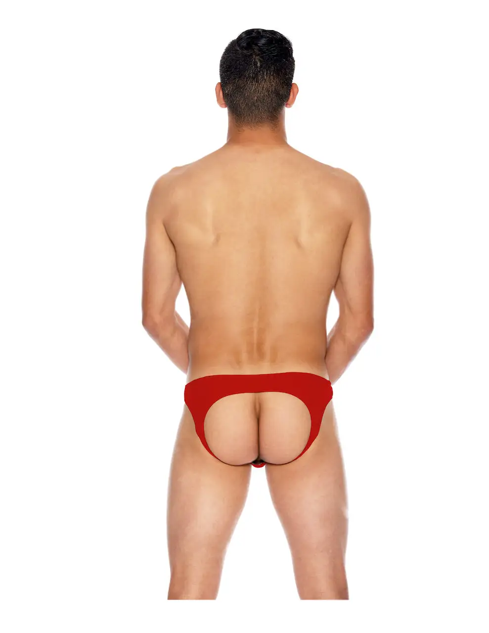 Open Back Microfiber Men's Boxer Briefs