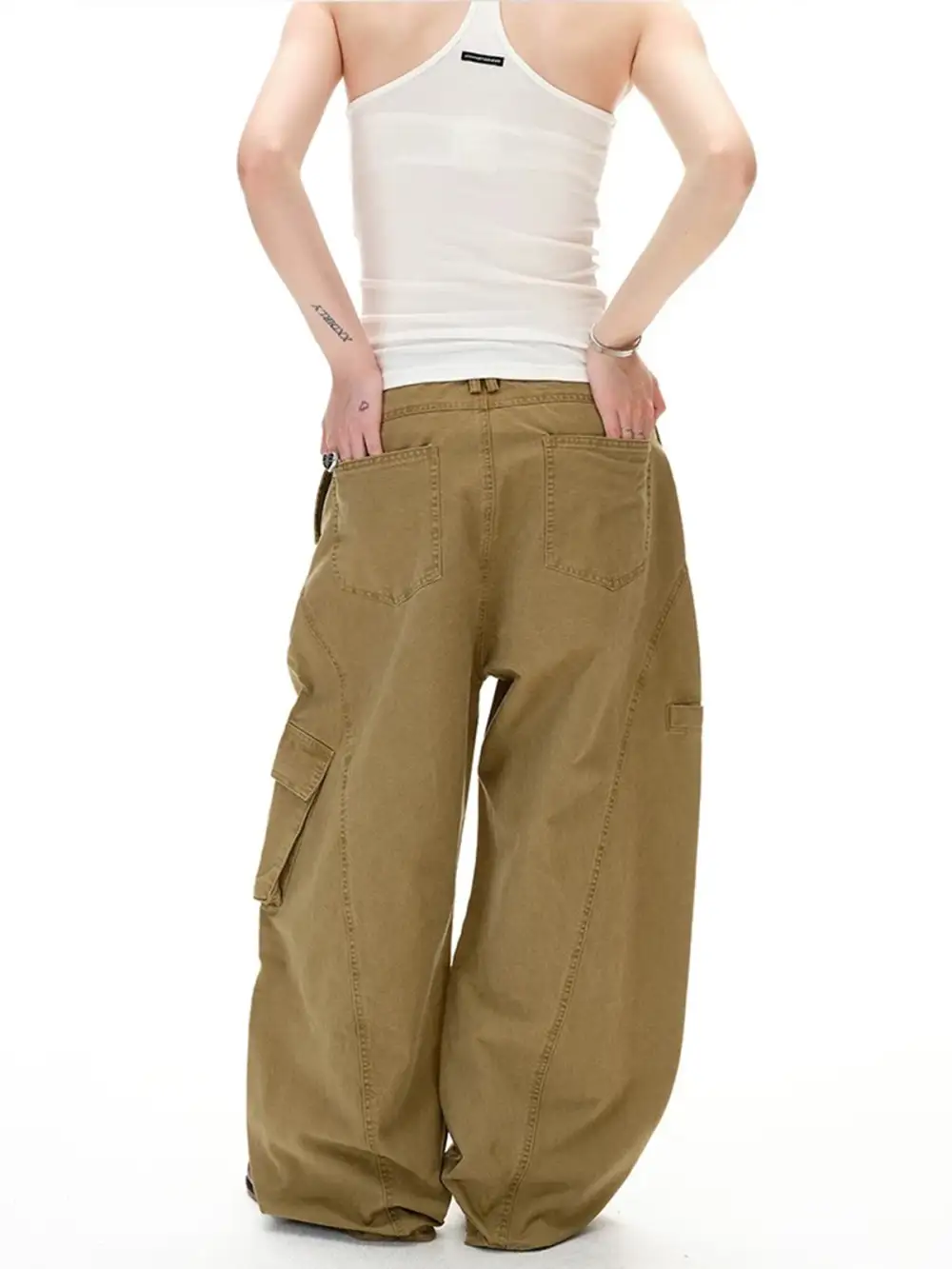 Washed Cargo Pants