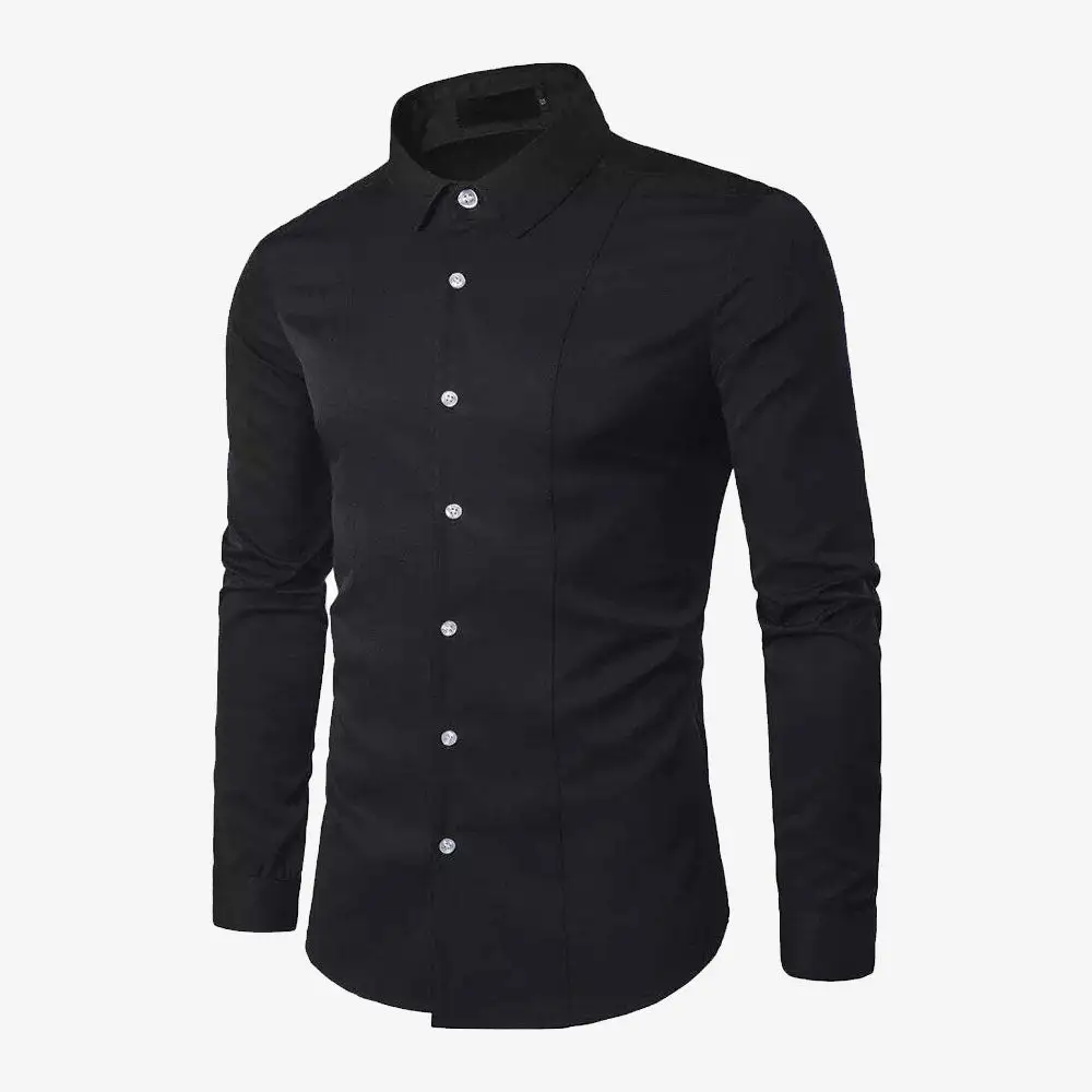 Everyday Long Sleeve Slim Fit Casual Dress Shirt