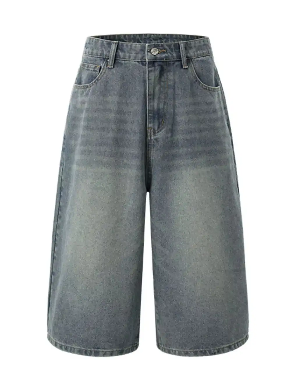 Refined Men's Wide Leg Denim Shorts