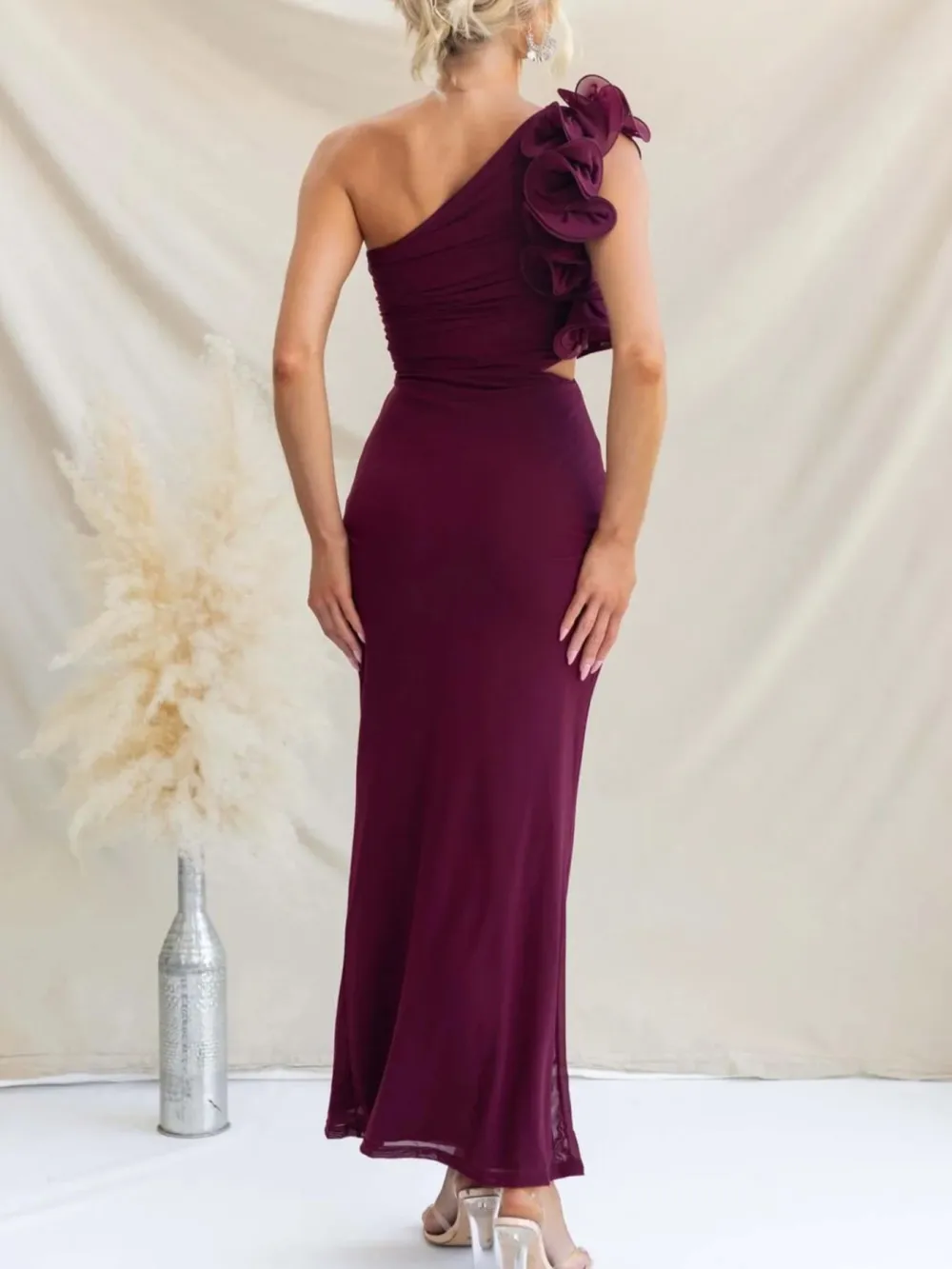 Relaxed Shape Floral Sleeveless Maxi Dress