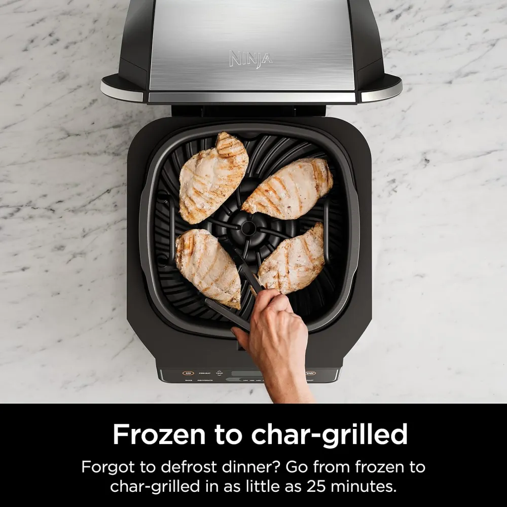 Ninja EG201 Foodi 6-in-1 Indoor Grill with Air Fry