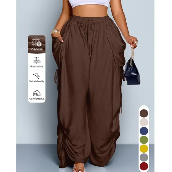 Women's Casual Loose Wide-Leg Pants