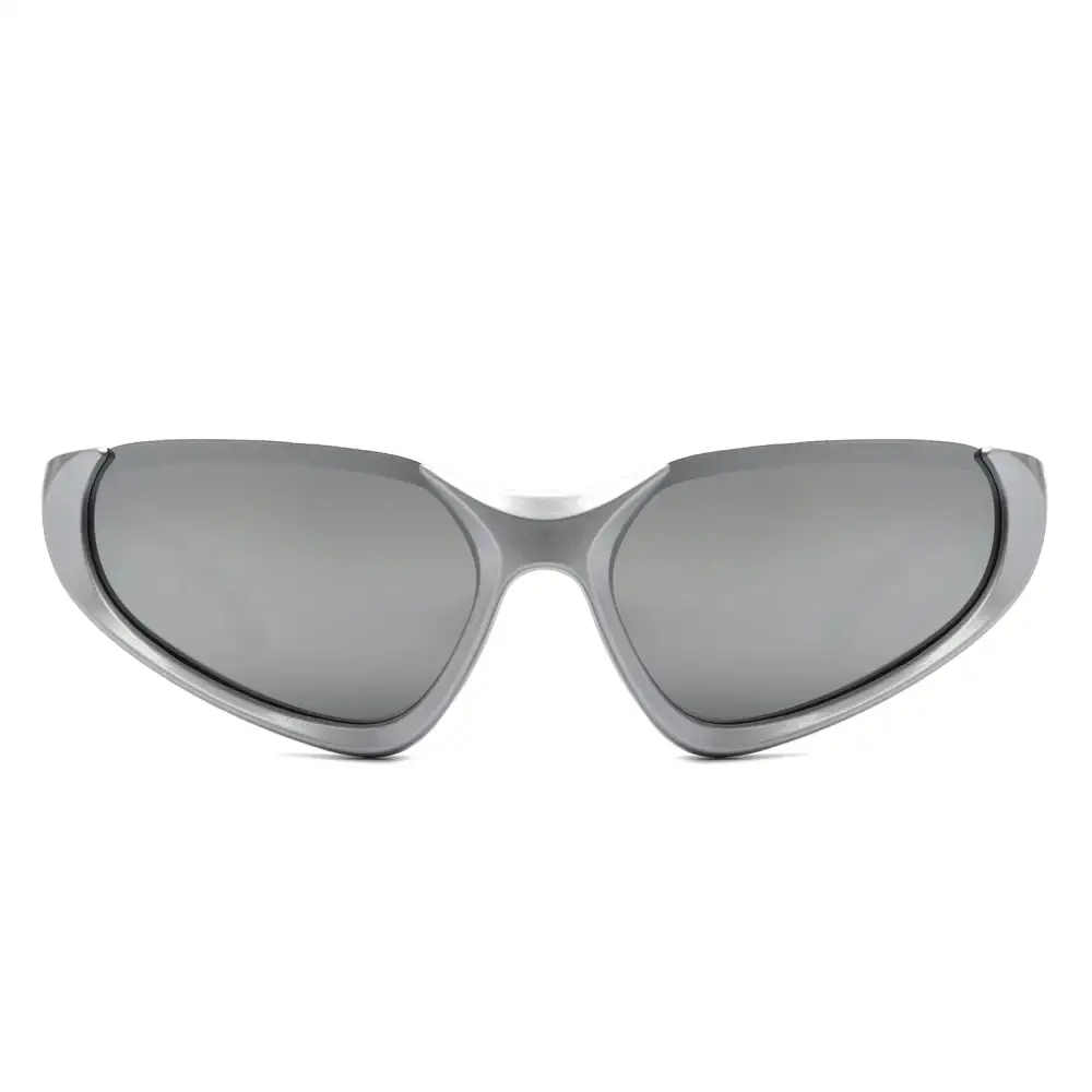 Rectangle Round Frame Sunglasses